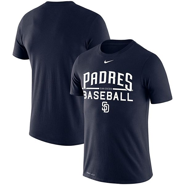 Men's Nike Navy San Diego Padres Practice Performance T-Shirt