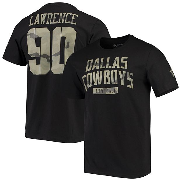 Men's Demarcus Lawrence Black Dallas Cowboys Camo Player Name