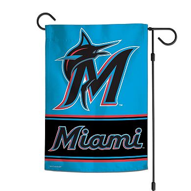 "Miami Marlins WinCraft 12.5"" x 18"" Double-Sided Garden Flag"