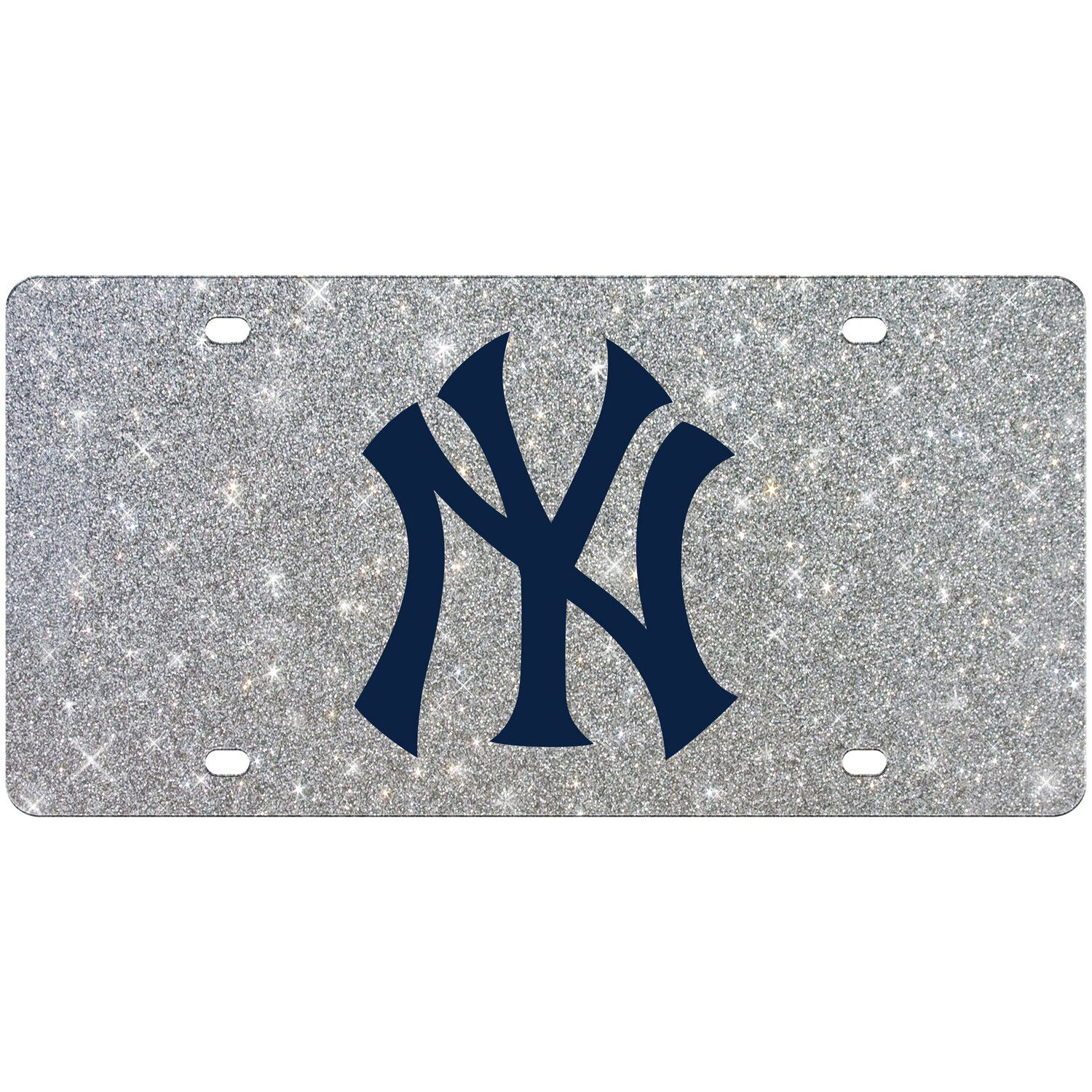 Image for Unbranded WinCraft New York Yankees Acrylic Glitter License Plate at Kohl's.