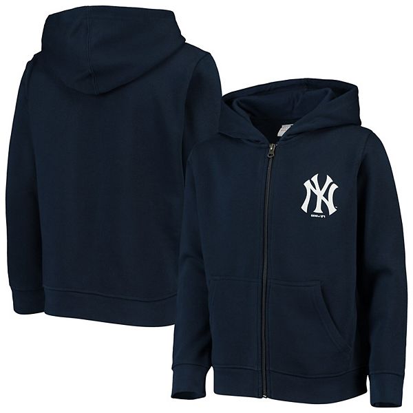 Vintage Adidas New York Yankees Navy Blue Fleece 1/4 Zip Pullover  Sweatshirt