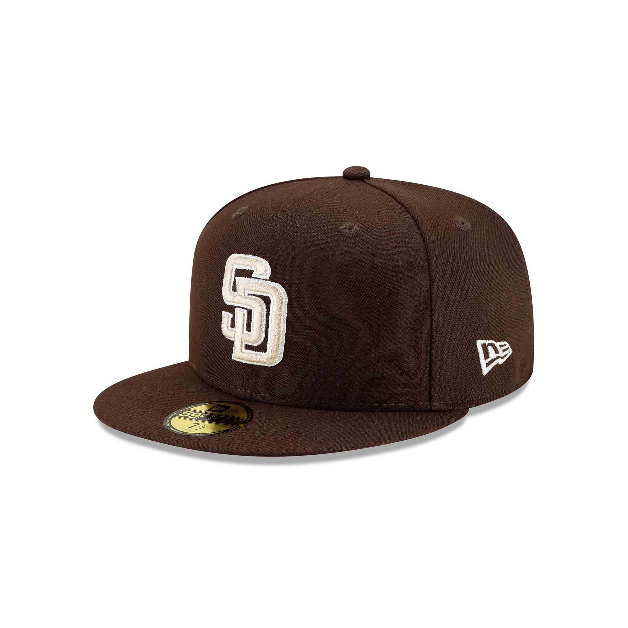 Mens New Era Brown San Diego Padres Alternate Authentic Collection On-Fiel