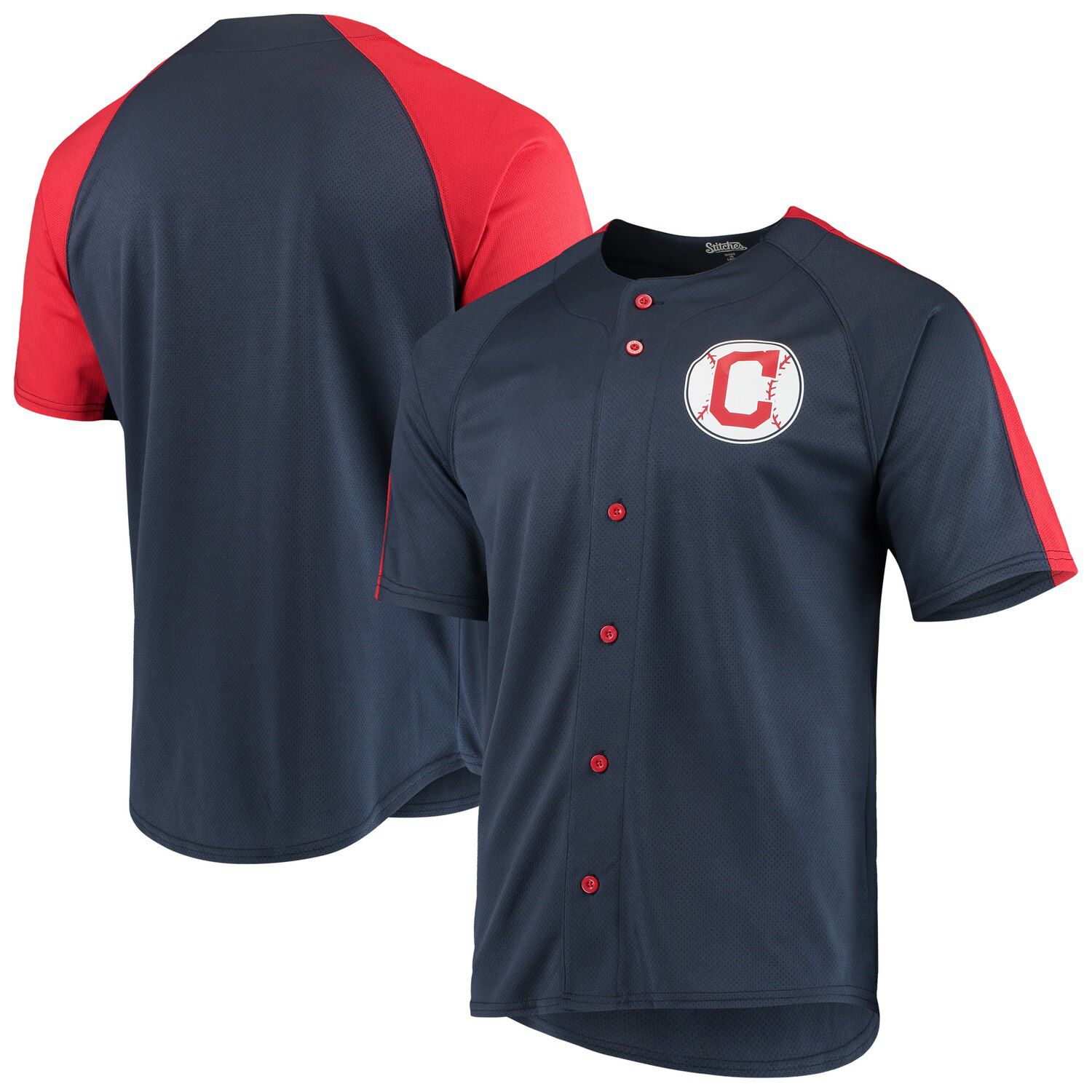 Cleveland Indians Logo Button-Up Jersey
