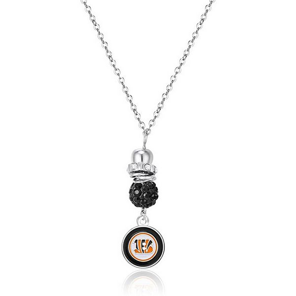 True Fans Cincinnati Bengals 1/4 CT. T.W. Diamond Logo Charm in 10K Gold