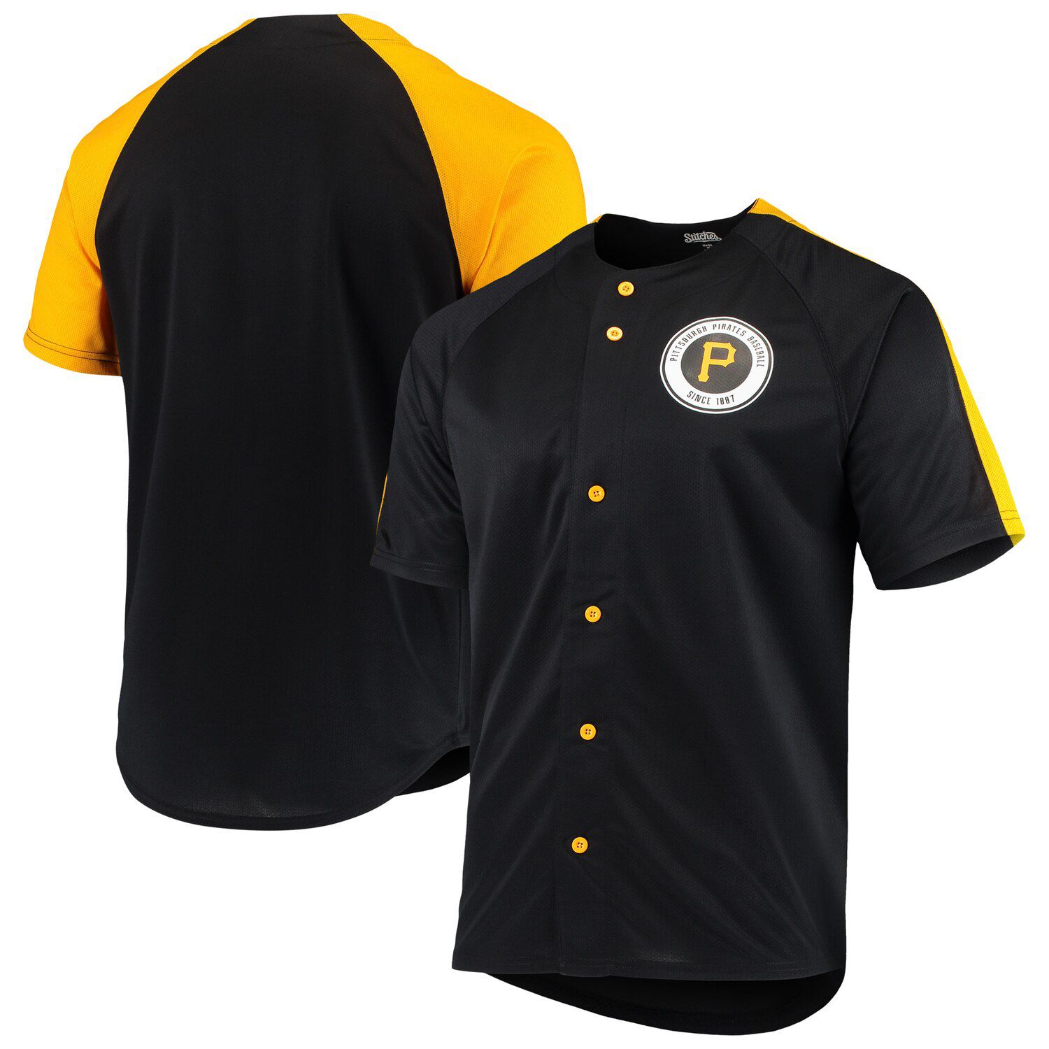 pittsburgh pirates button down jersey