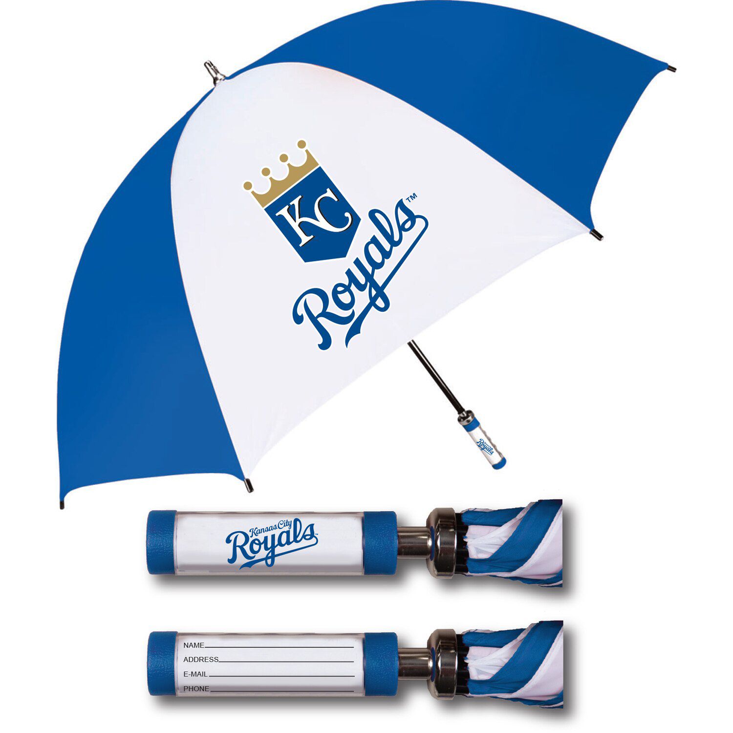 Team Effort Kansas City Royals 62 WindSheer Lite Golf Umbrella