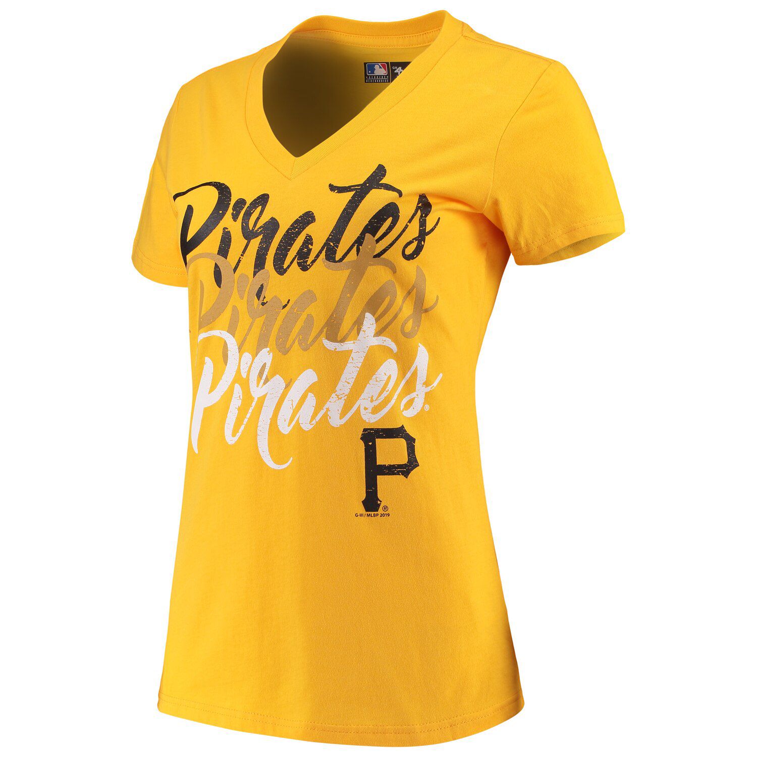 yellow pittsburgh pirates t shirt