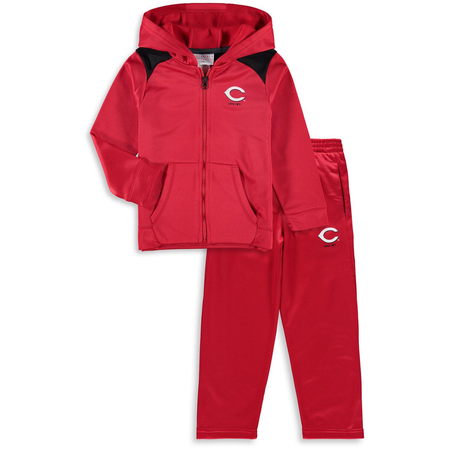 red zip hoodie toddler