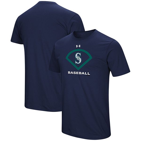 Men's Under Armour Navy Seattle Mariners Performance Icon T-Shirt