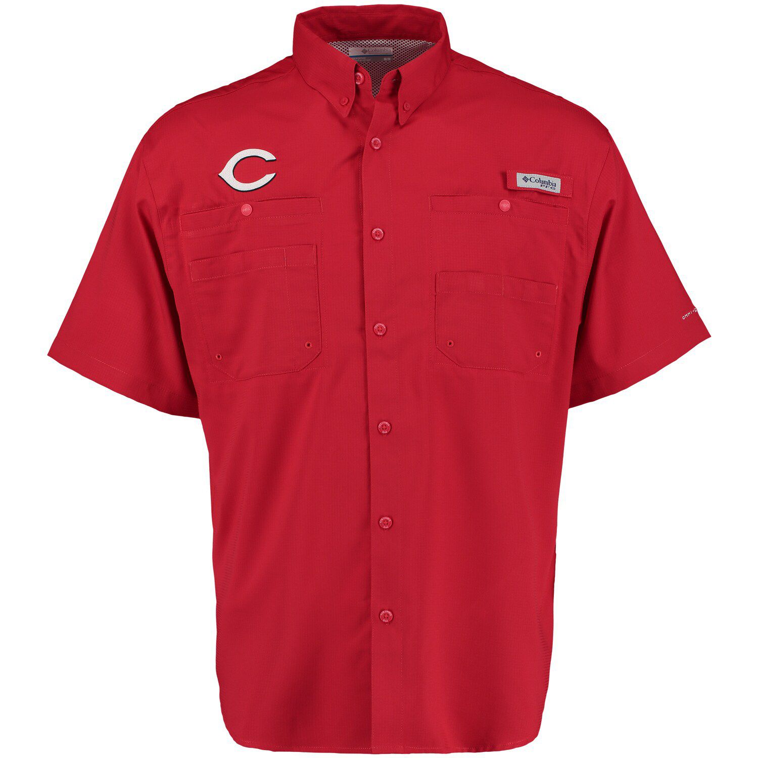 cincinnati reds button up shirt