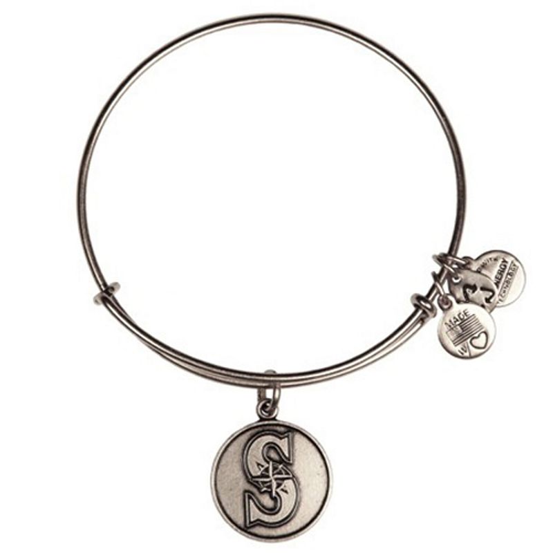 UPC 886787059512 product image for Women's Alex and Ani Silver Seattle Mariners Bracelet | upcitemdb.com