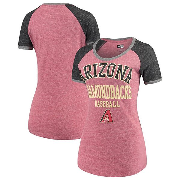 Arizona Diamondbacks New Era Women's Tri-Blend Jersey Tank Top - Red