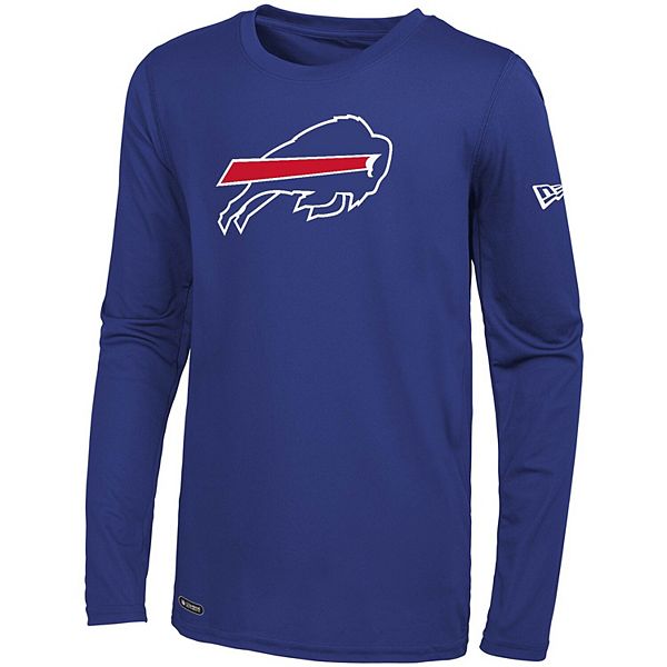 Men S New Era Royal Buffalo Bills Combine Stadium Logo Long Sleeve T Shirt