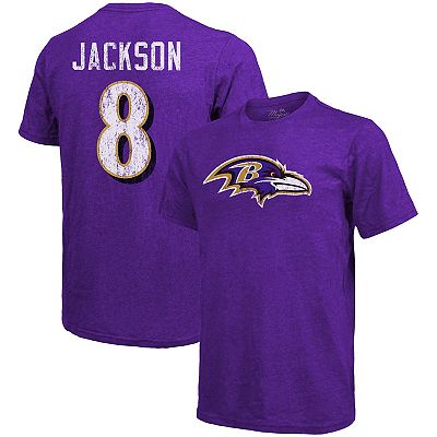 Official NFL PRO LINE Men's Lamar Jackson 8 Purple Baltimore outlet Ravens Jersey LARGE