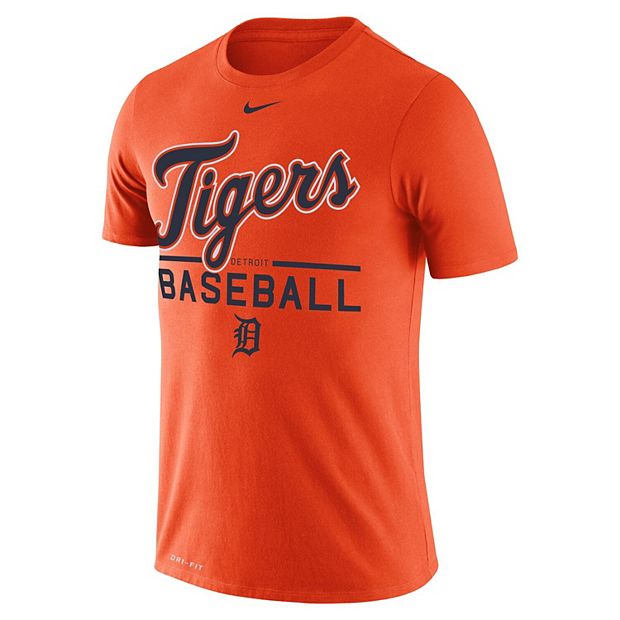 Men's Nike Orange Detroit Tigers Practice Performance T-Shirt