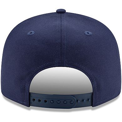 Men's New Era Navy Milwaukee Brewers Team Color 9FIFTY Adjustable Hat
