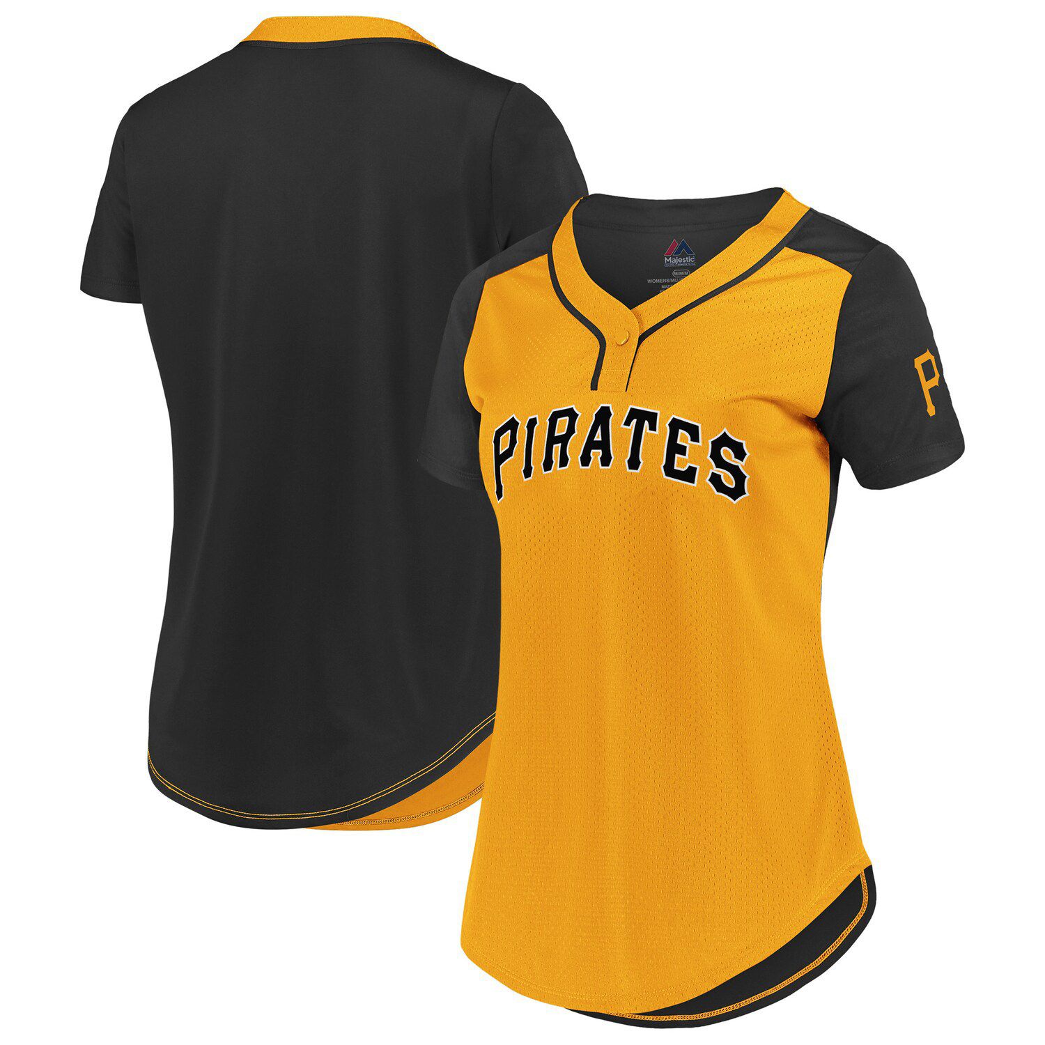 black and yellow pirate jersey