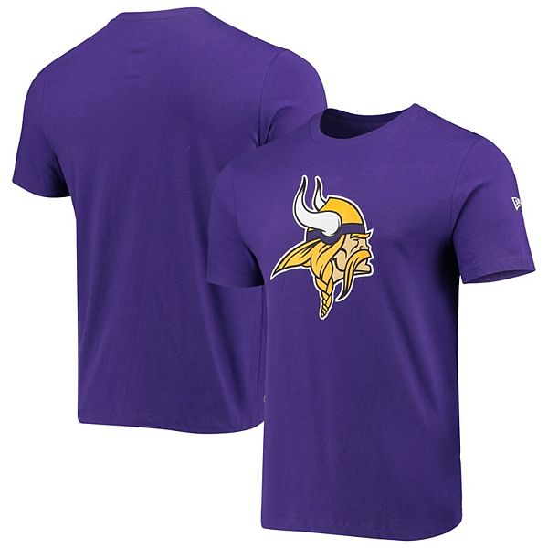 Men's New Era Purple Minnesota Vikings Combine Authentic Stadium Logo T ...