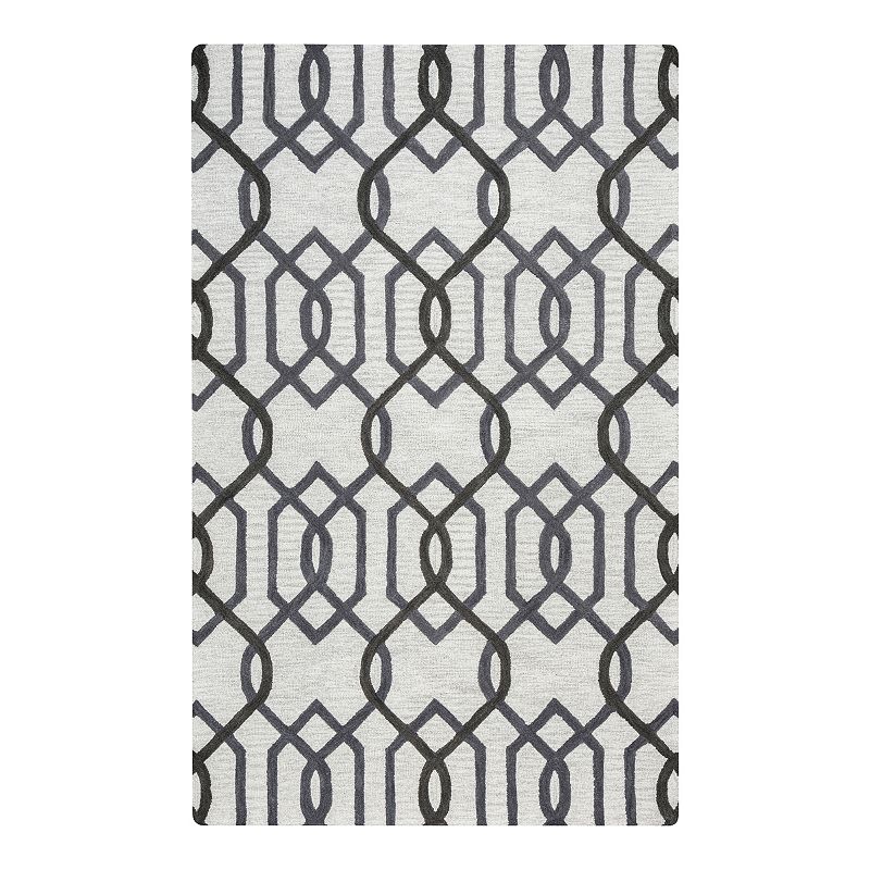 UPC 844353939354 product image for Rizzy Home Florian Wool Area Rug, Gray | upcitemdb.com