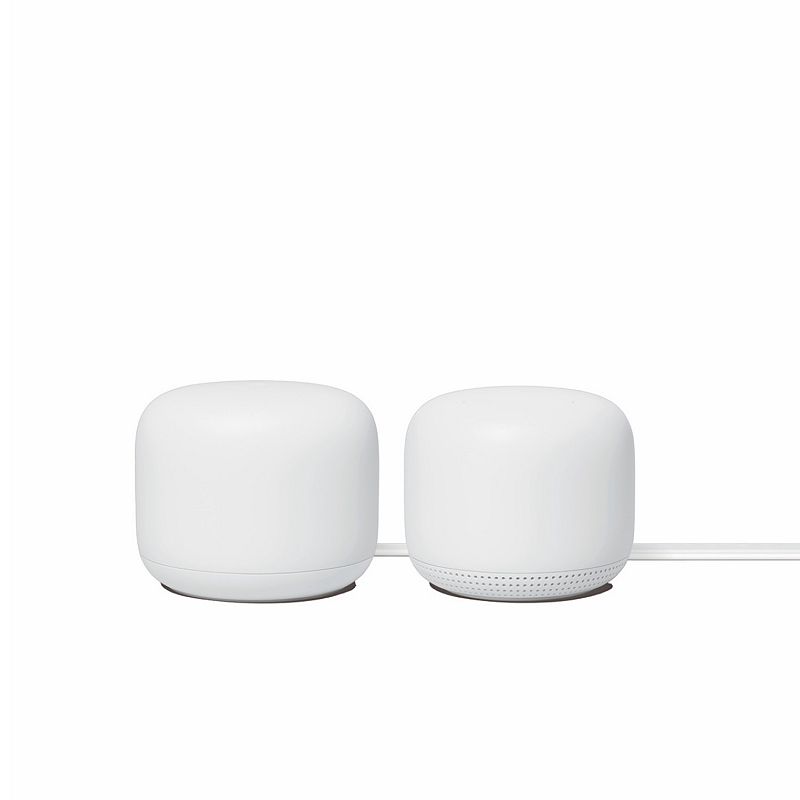 Google Nest WiFi Router Snow + Point, White