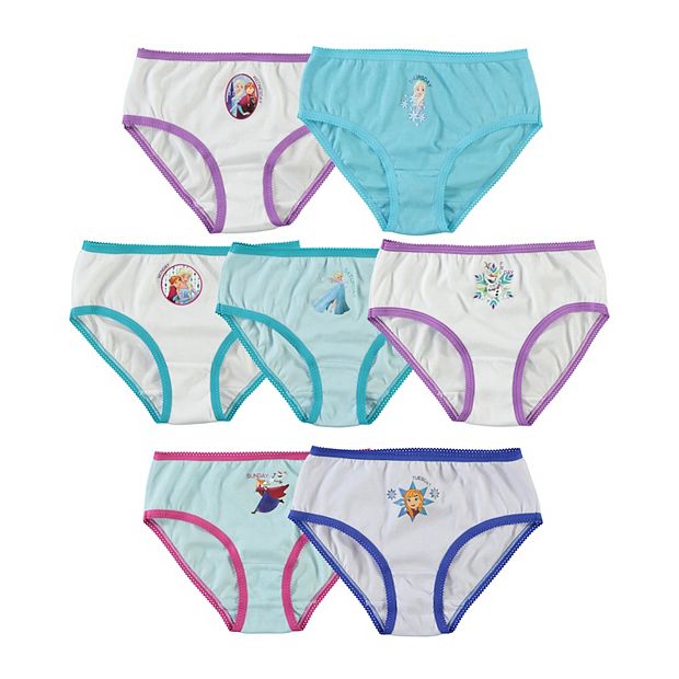 Girls Wish 7 Pack Character Underwear, Size 4-8 