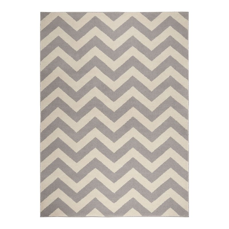Home Dynamix Tremont Chevron Area Rug, Grey, 5X7 Ft - 49373830 - Home Decor Bring bold colors and patterns to a favorite space sku 49373830