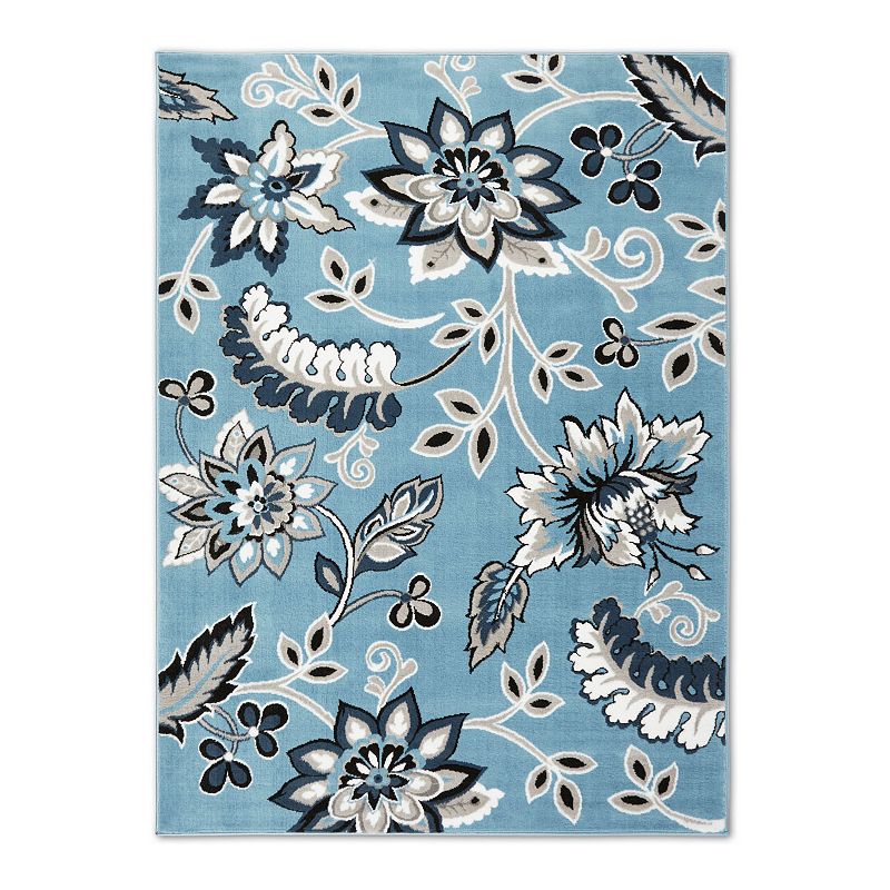 Home Dynamix Tremont Lane Azria Area Rug, Blue, 8Ft Rnd