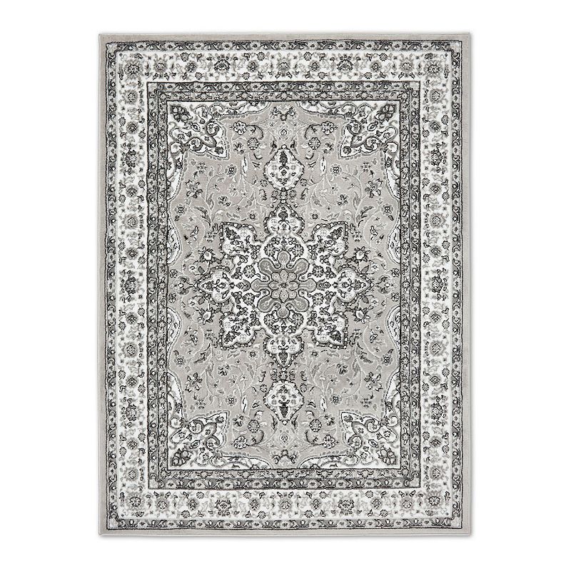 Home Dynamix Tremont Lane Persia Area Rug, Grey, 5X7 Ft