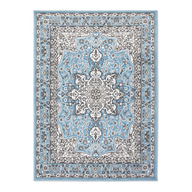 Home Dynamix Tremont Lane Persia Area Rug, Blue, 8Ft Rnd