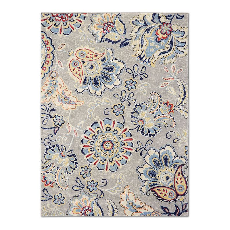 Home Dynamix Tremont Lincoln Area Rug, Grey, 8X10.5 Ft