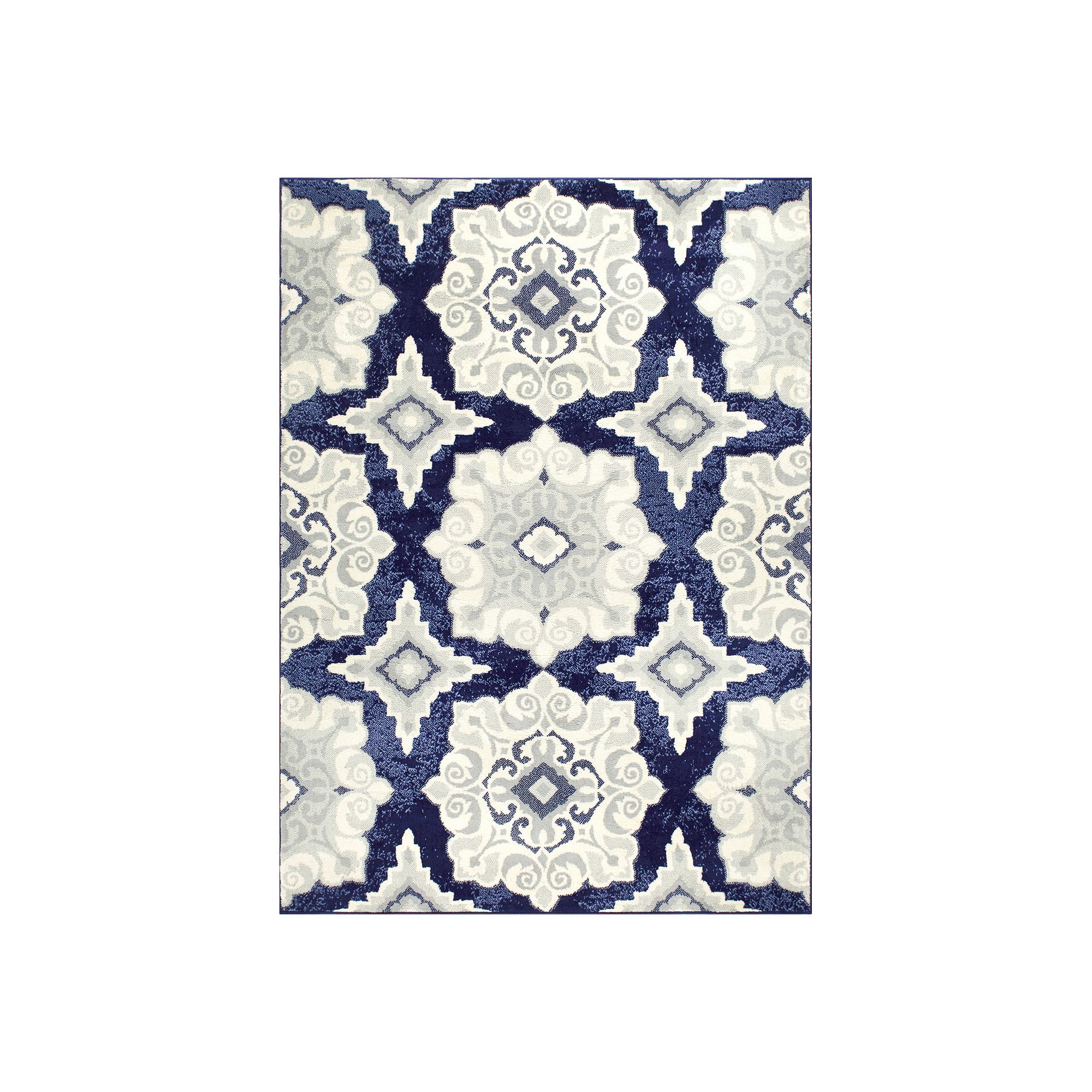 Home Dynamix Tremont Salem Area Rug, Navy Blue