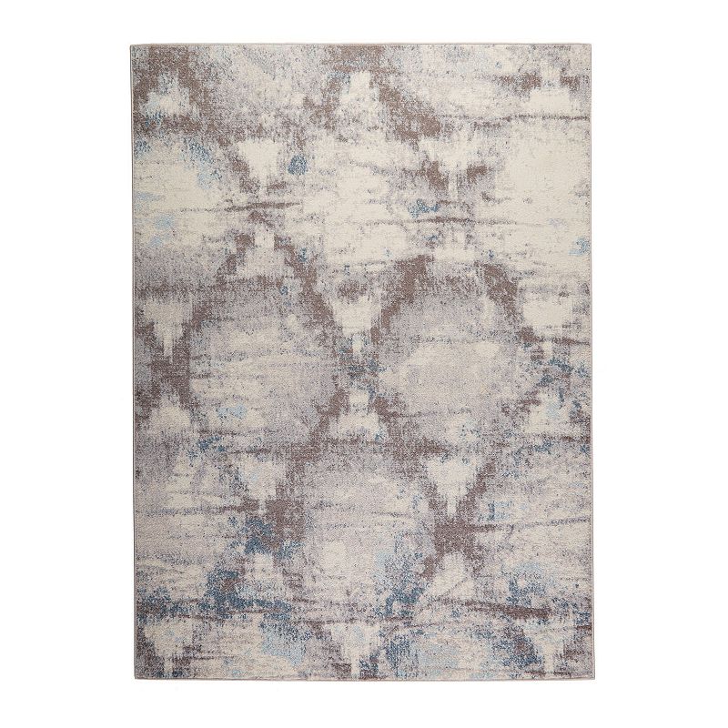 Home Dynamix Venice Cameo Area Rug, Grey, 5X7 Ft
