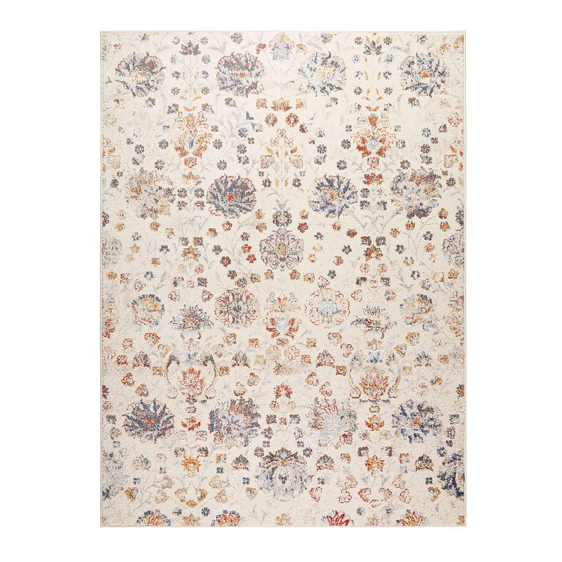 Home Dynamix Venice Flore Area Rug, Multicolor, 9X12.5 Ft