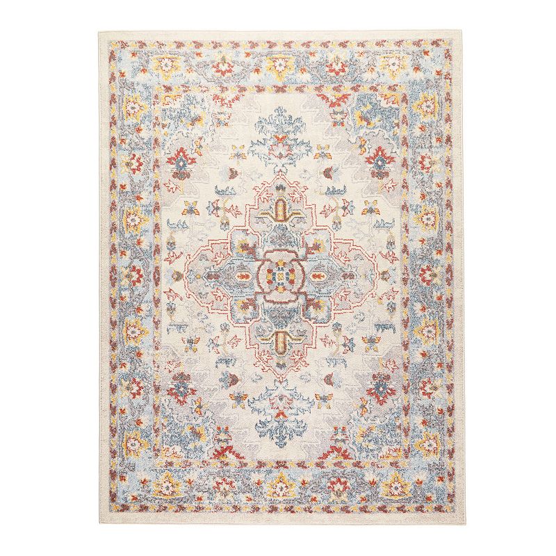 Home Dynamix Venice Loreta Area Rug, White, 20X31