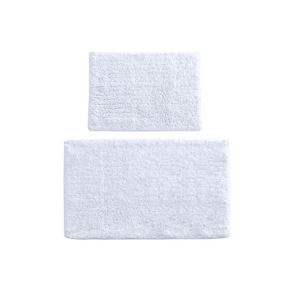 Madison Park Signature Ritzy 100% Cotton Solid Tufted 2 Piece Bath Rug Set