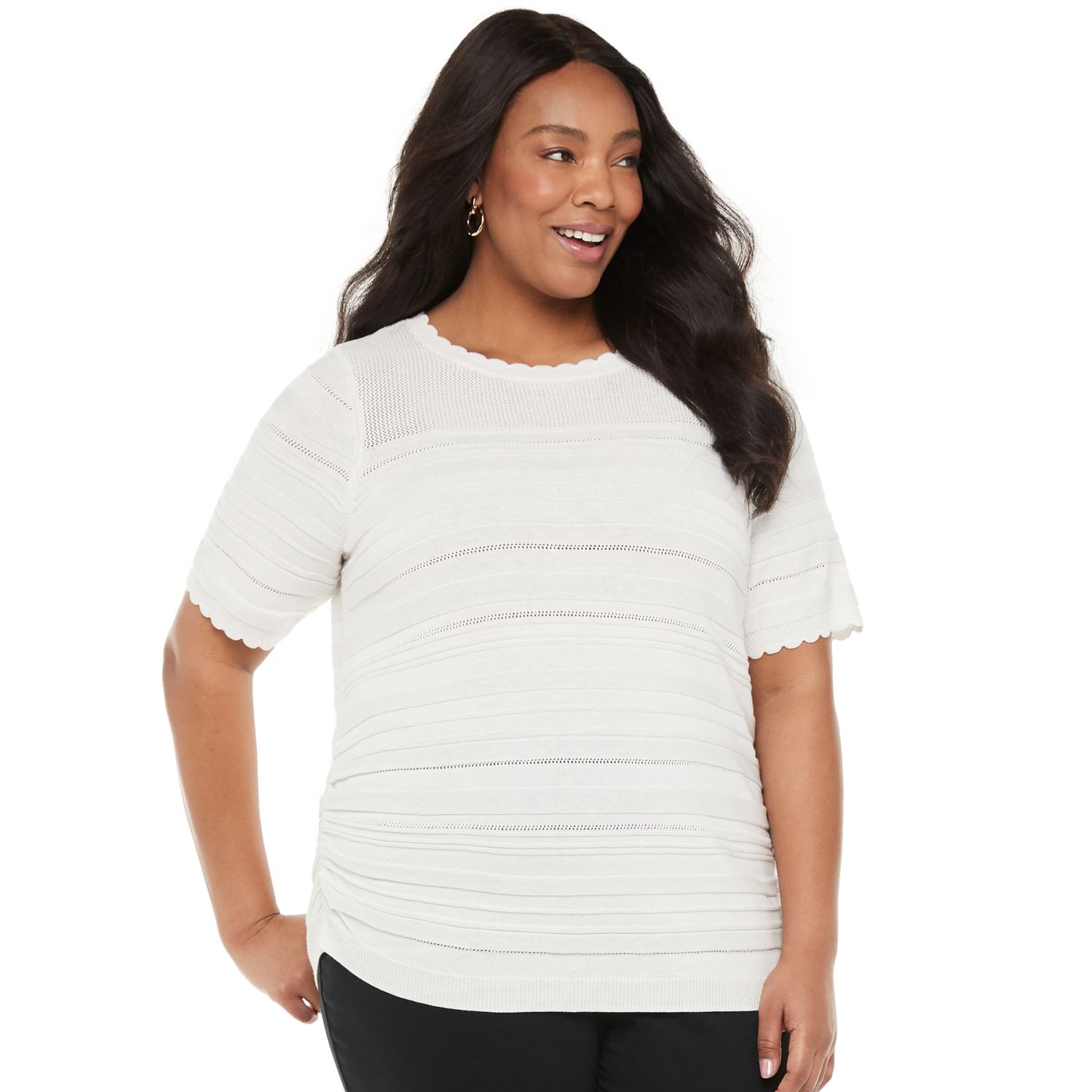 kohls plus size dressy tops
