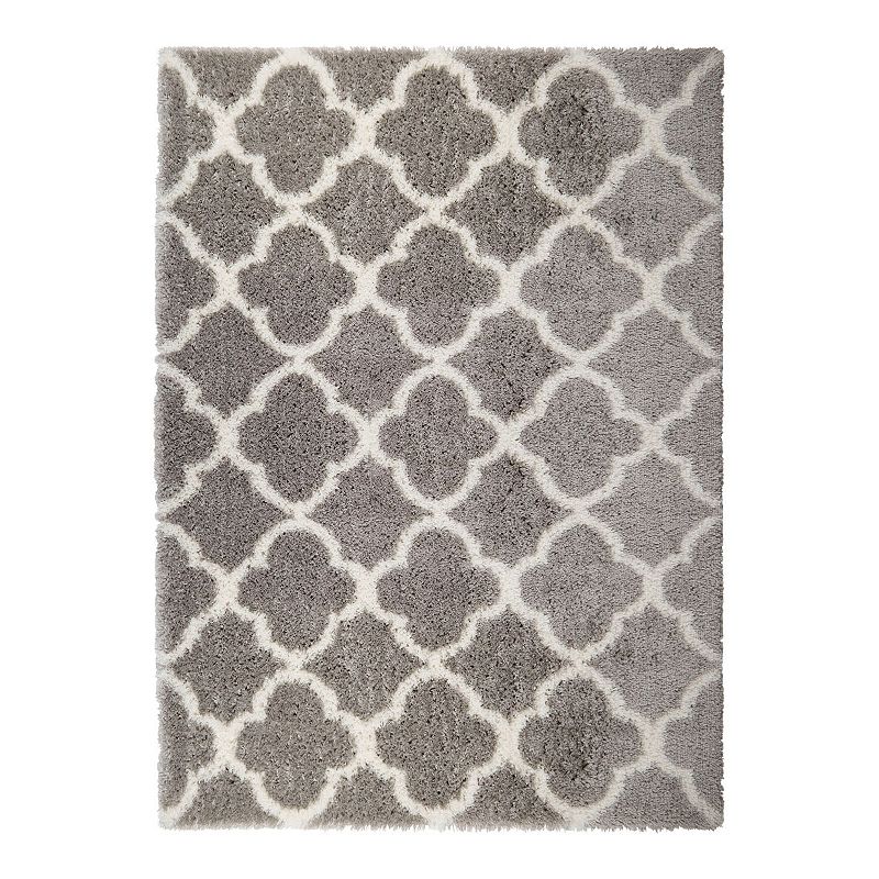 Home Dynamix Ventura Roslin Area Rug, Grey, 8X10 Ft