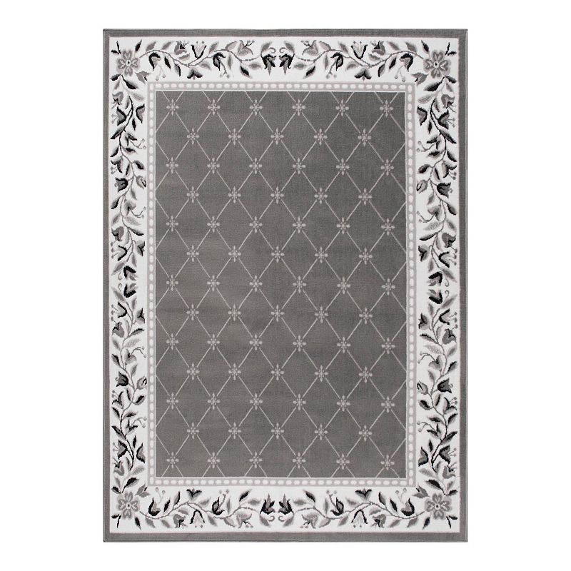 Home Dynamix Premium Aydin Area Rug, Grey, 8X10.5 Ft