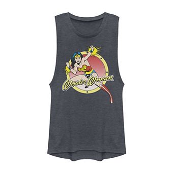 Juniors' DC Comics Wonder Woman Classic Poster Muscle Tank Top
