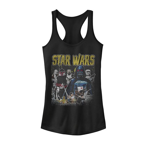 Juniors Star Wars Darth Vader Revenge Poster Tank Top