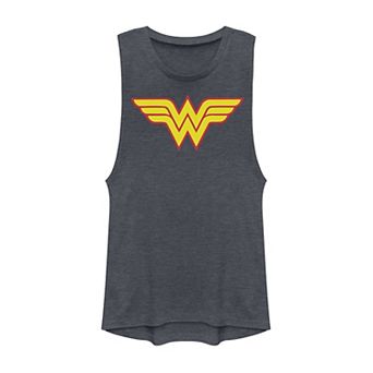 Juniors' DC Comics Wonder Woman Classic Symbol Muscle Tank Top