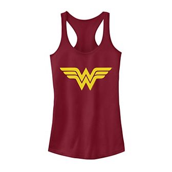 Juniors' DC Comics Wonder Woman Classic Logo Tank Top