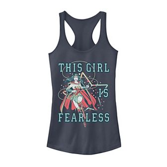 Juniors' DC Comics Wonder Woman "This Girl Is Fearless" Tank Top