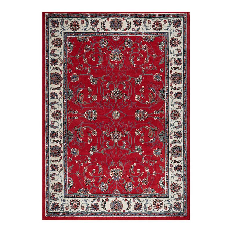 Home Dynamix Premium Muse Area Rug, Red, 2X3 Ft