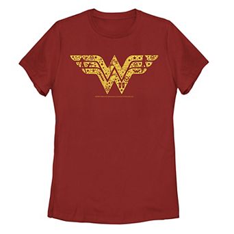 Juniors' DC Comics Wonder Woman Filled Logo Graphic Tee