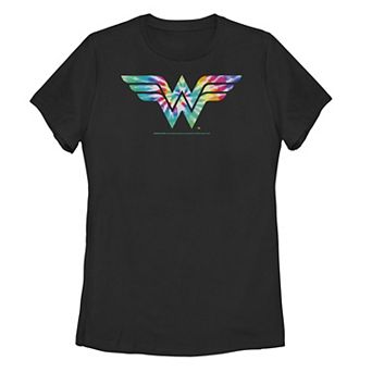 Juniors' DC Comics Wonder Woman Tie Dye Logo Graphic Tee