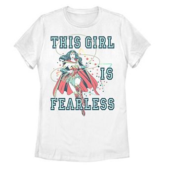 Juniors' DC Comics Wonder Woman "This Girl Is Fearless" Graphic Tee