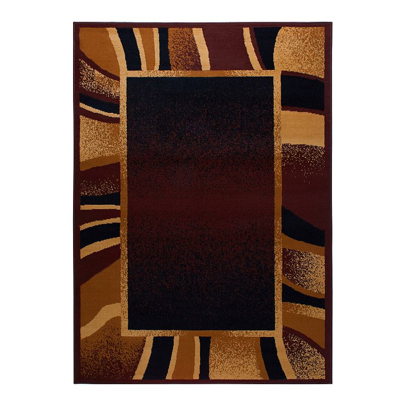 Home Dynamix Premium Rizzy Area Rug, Brown, 8Ft Rnd