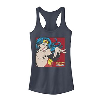 Juniors' DC Comics Wonder Woman Pop Art Portrait Tank Top