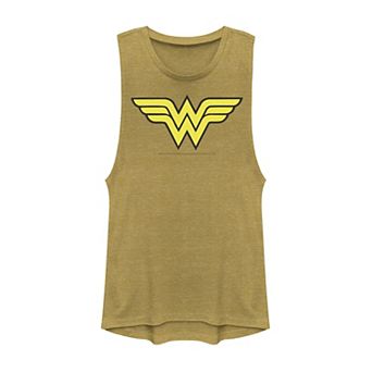 Juniors' DC Comics Wonder Woman Classic Logo Muscle Tank Top